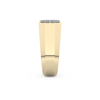 0.41 TCW Round Lab Grown Diamond Men's Wedding Band