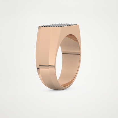0.41 TCW Round Lab Grown Diamond Men's Wedding Band