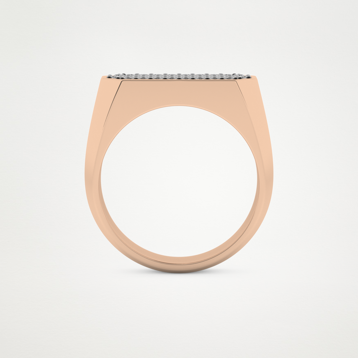 0.41 TCW Round Lab Grown Diamond Men's Wedding Band