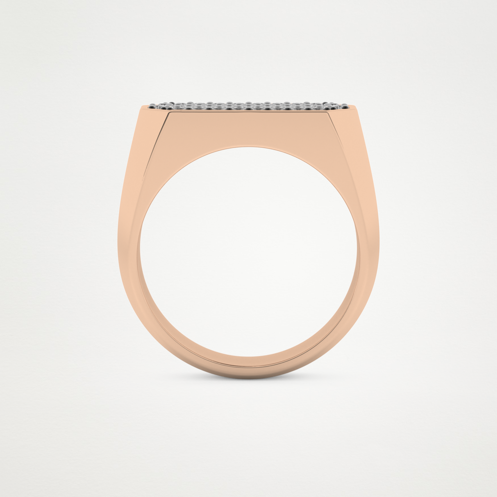 0.41 TCW Round Lab Grown Diamond Men's Wedding Band