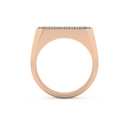 0.41 TCW Round Lab Grown Diamond Men's Wedding Band