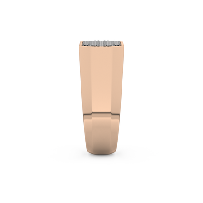 0.41 TCW Round Lab Grown Diamond Men's Wedding Band