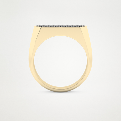 0.41 TCW Round Lab Grown Diamond Men's Wedding Band