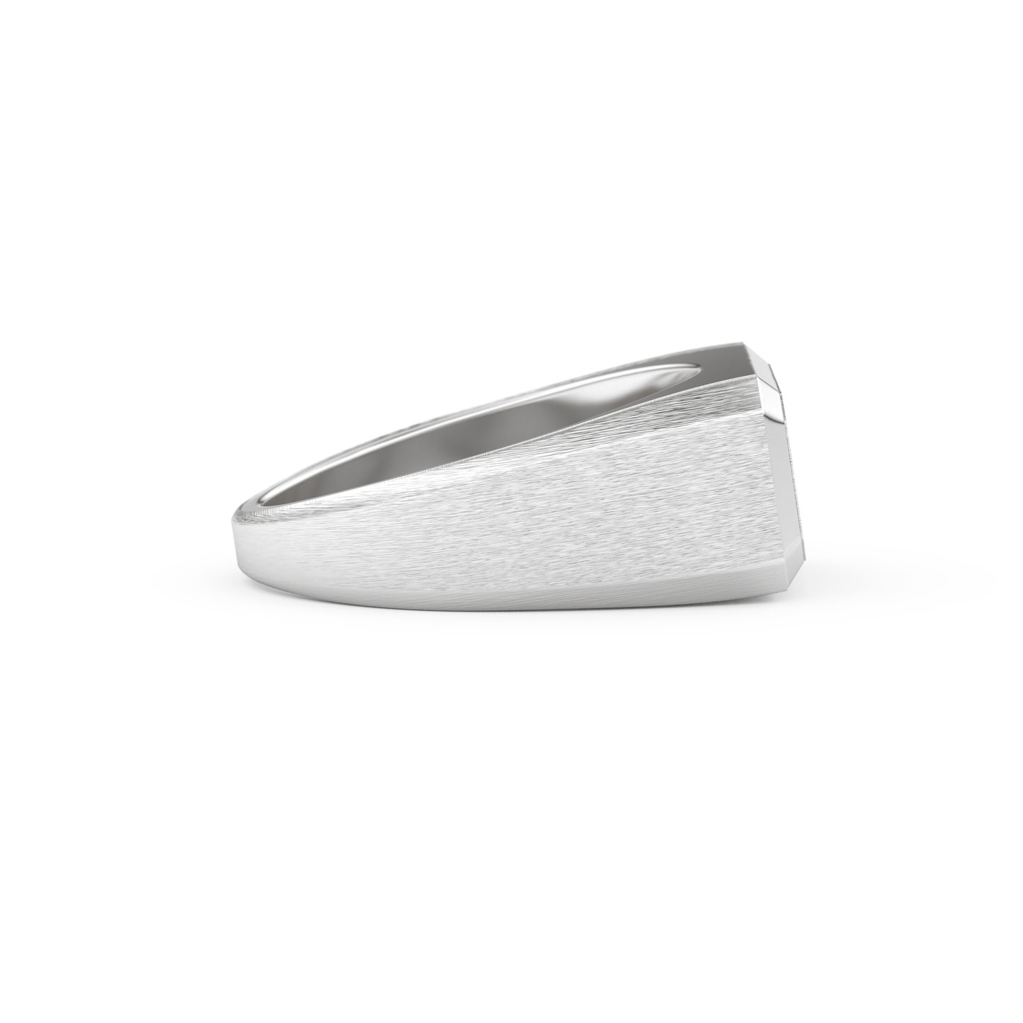 Round Soliatire Lab Grown Diamond Men's Engagement Ring