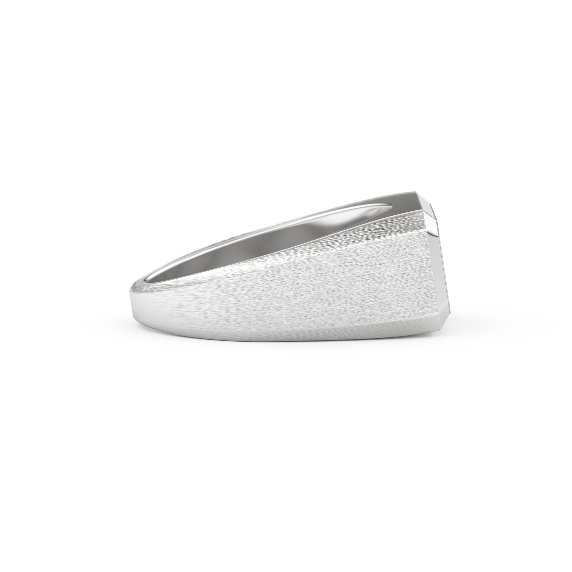 Round Soliatire Lab Grown Diamond Men's Engagement Ring