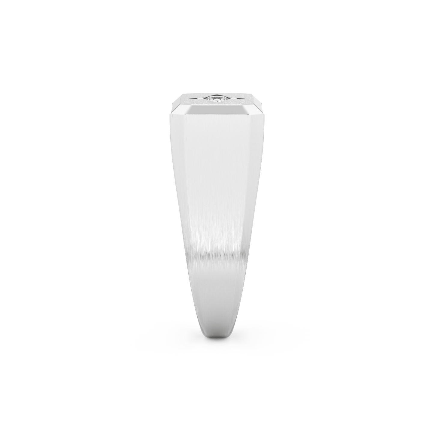 Round Soliatire Lab Grown Diamond Men's Engagement Ring