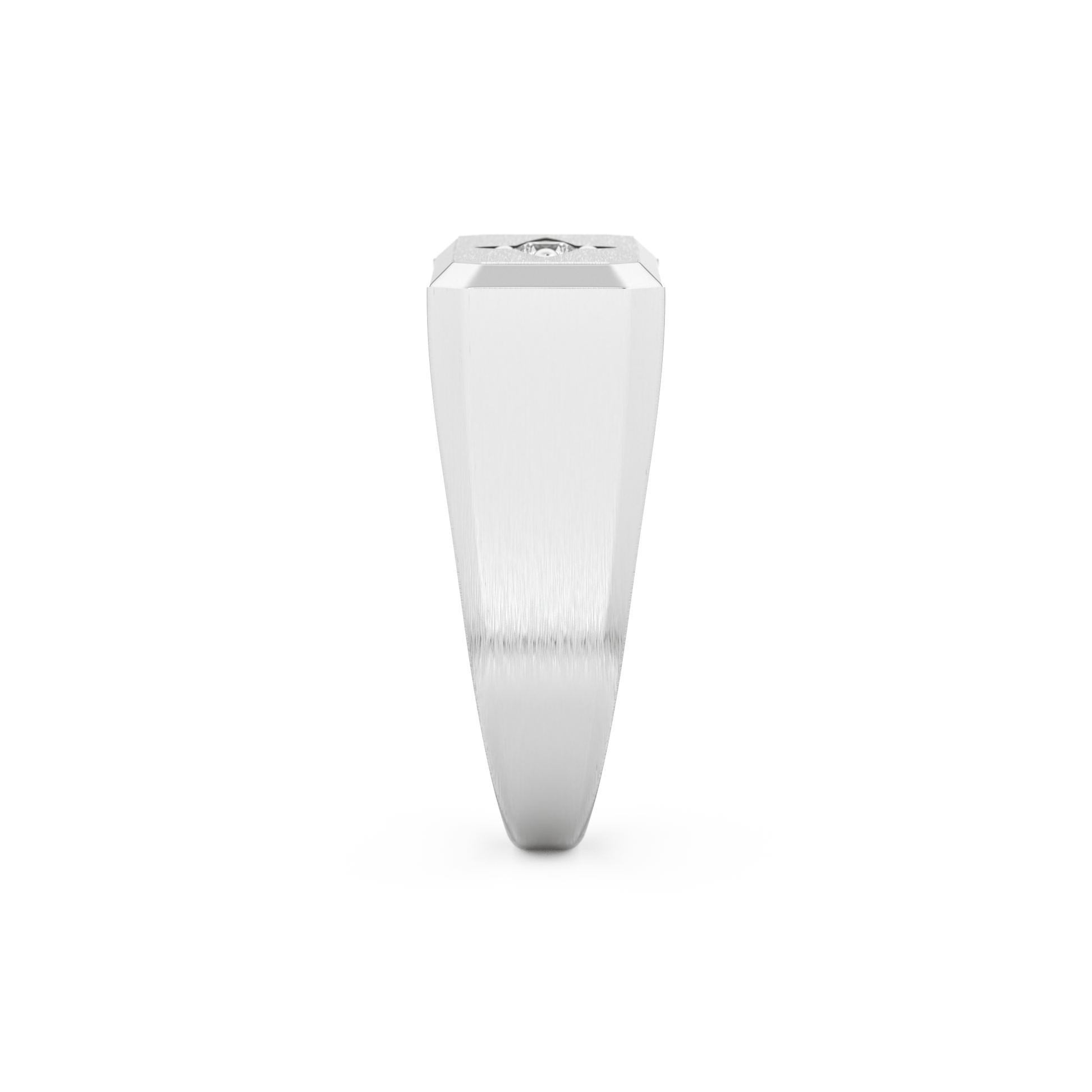 Round Soliatire Lab Grown Diamond Men's Engagement Ring