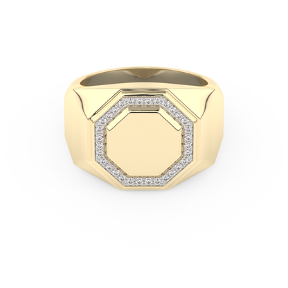 0.18 TCW Round Lab Grown Diamond Men's Wedding Band