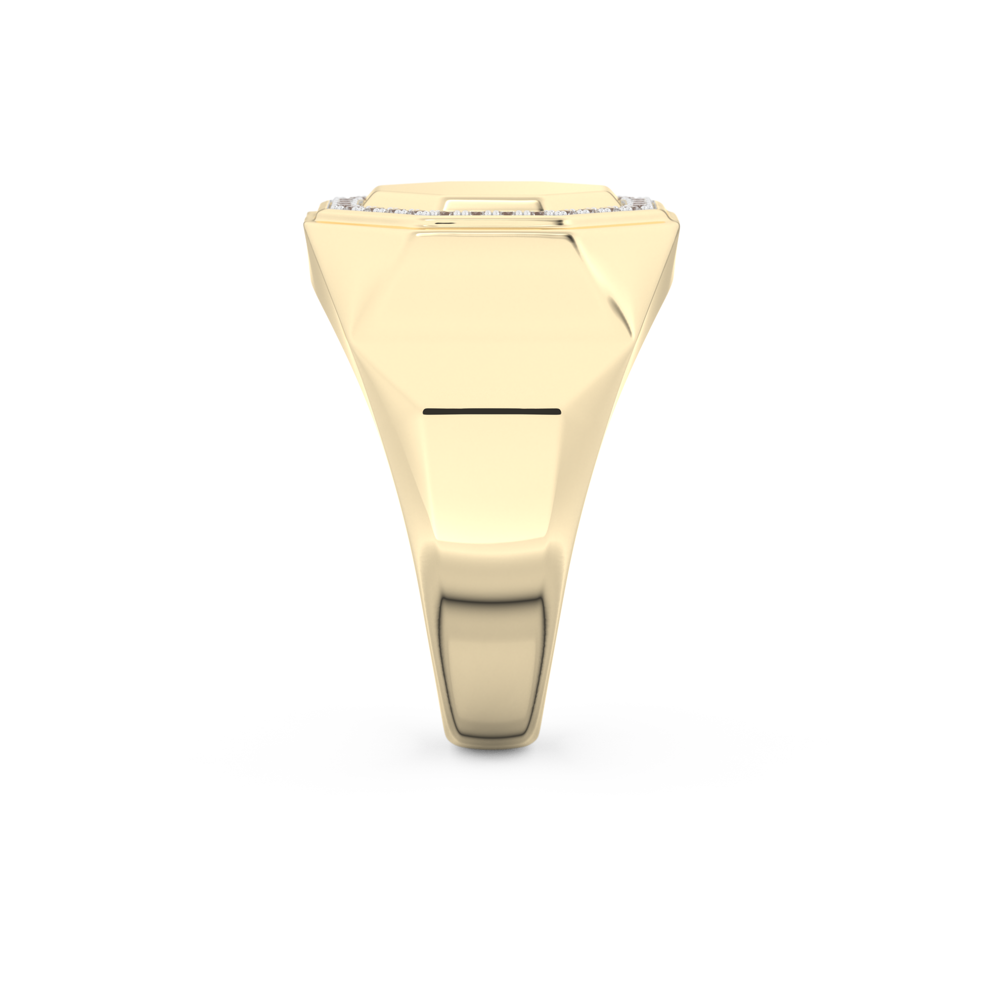 0.18 TCW Round Lab Grown Diamond Men's Wedding Band