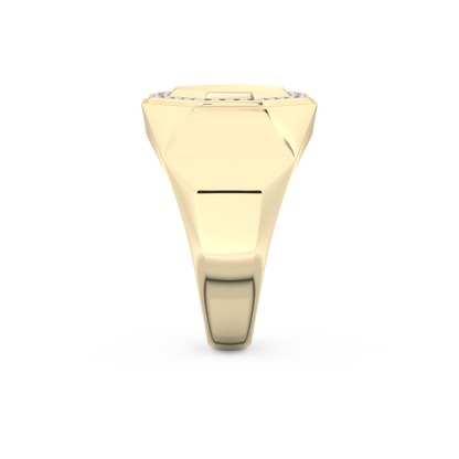 0.18 TCW Round Lab Grown Diamond Men's Wedding Band