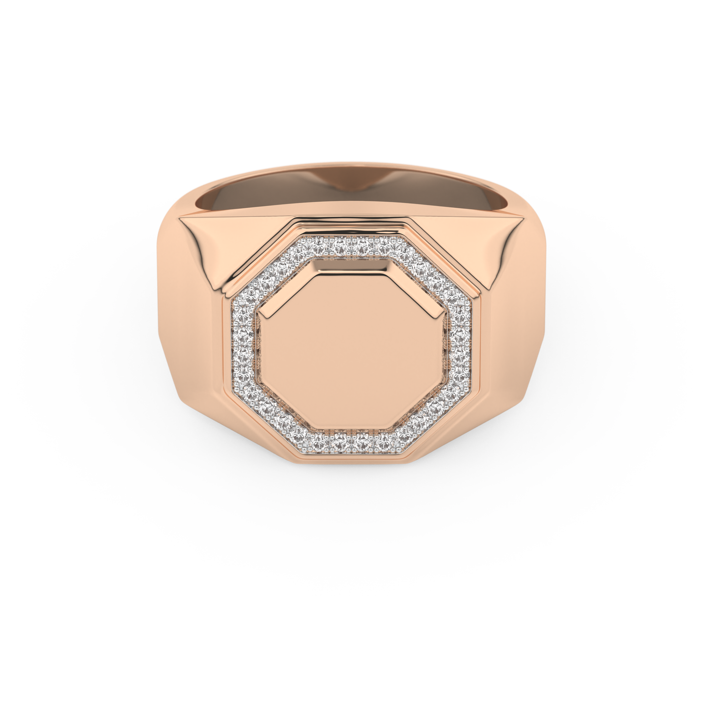 0.18 TCW Round Lab Grown Diamond Men's Wedding Band