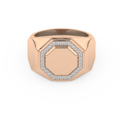 0.18 TCW Round Lab Grown Diamond Men's Wedding Band