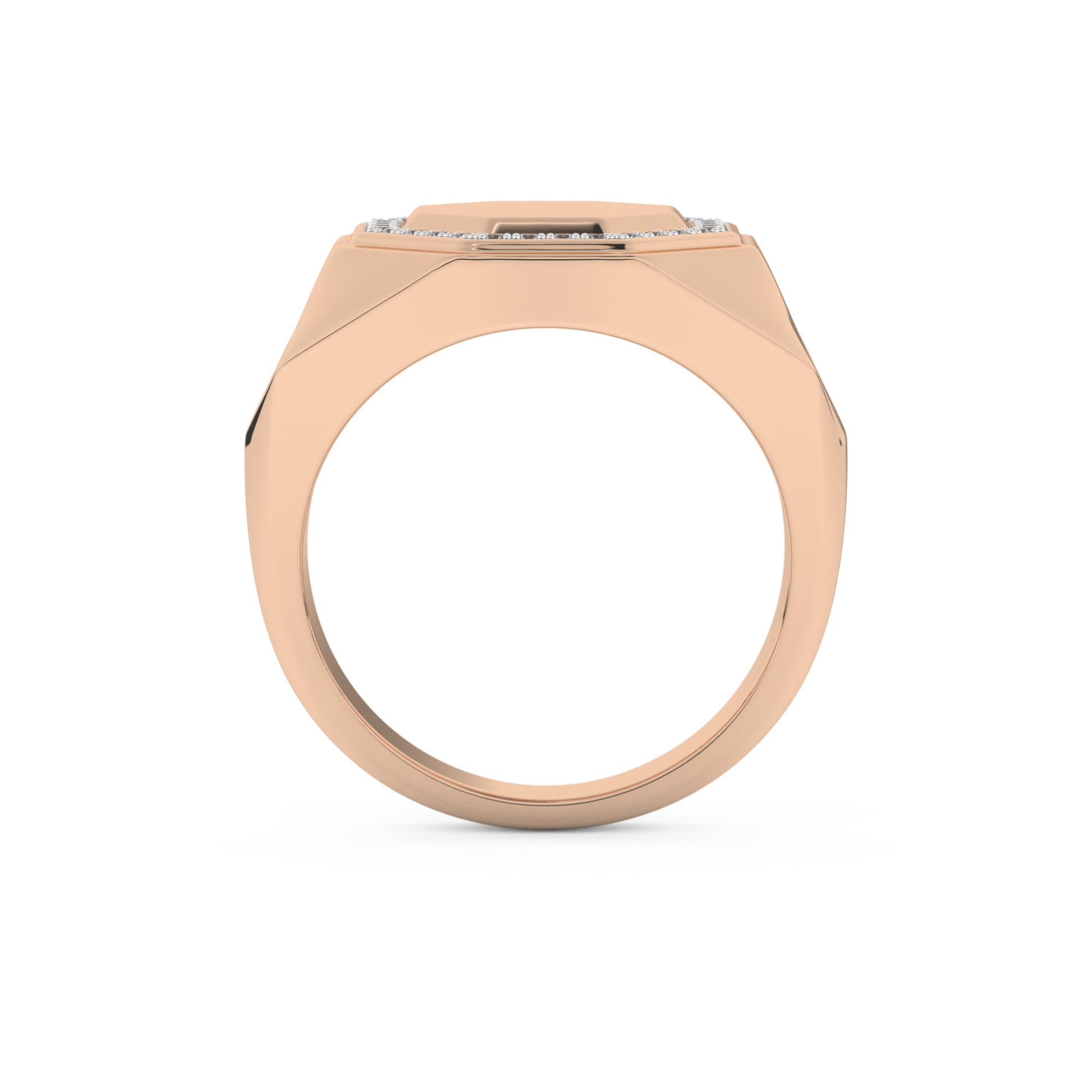 0.18 TCW Round Lab Grown Diamond Men's Wedding Band