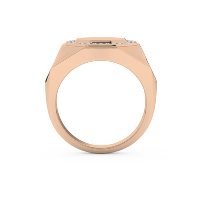 0.18 TCW Round Lab Grown Diamond Men's Wedding Band