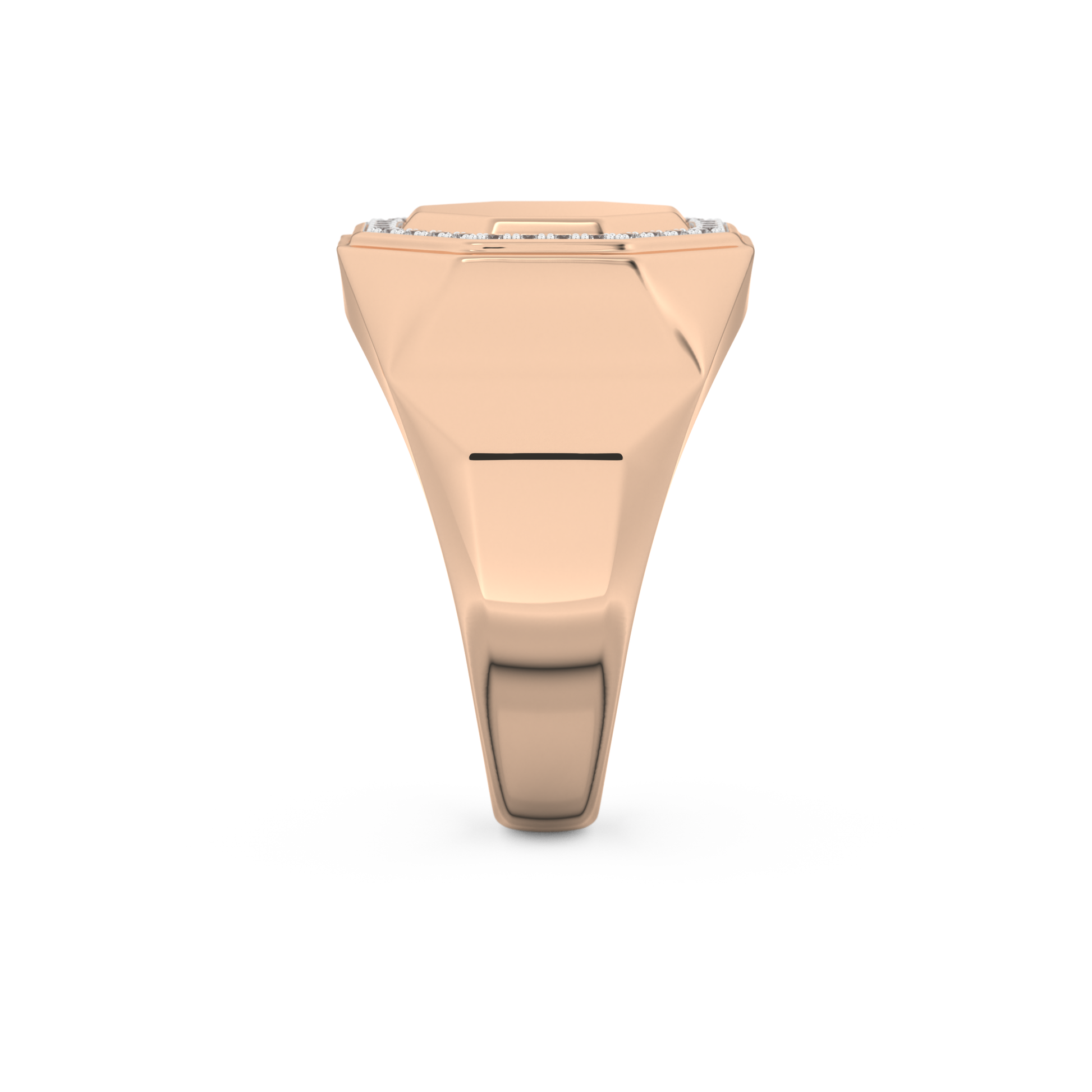 0.18 TCW Round Lab Grown Diamond Men's Wedding Band