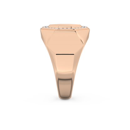 0.18 TCW Round Lab Grown Diamond Men's Wedding Band