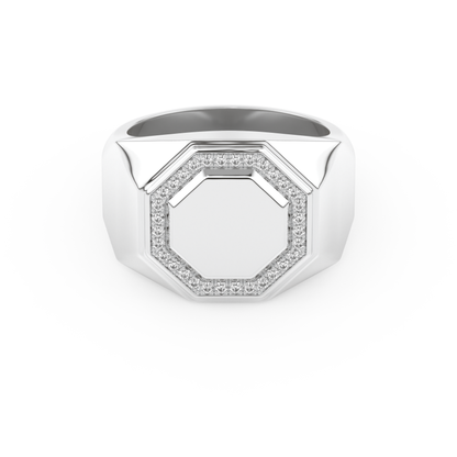 0.18 TCW Round Lab Grown Diamond Men's Wedding Band