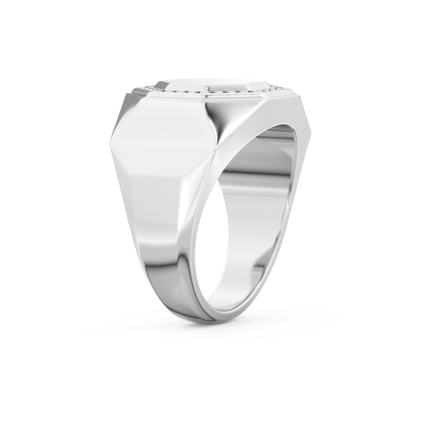0.18 TCW Round Lab Grown Diamond Men's Wedding Band