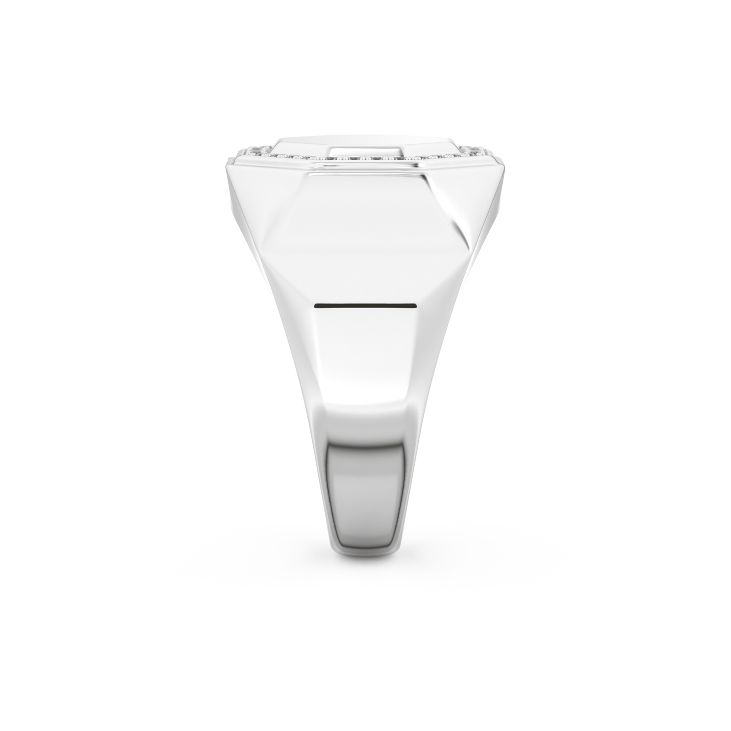 0.18 TCW Round Lab Grown Diamond Men's Wedding Band