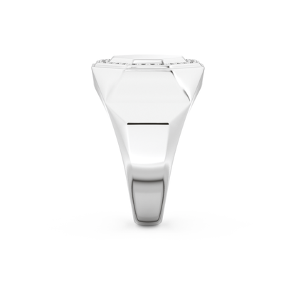 0.18 TCW Round Lab Grown Diamond Men's Wedding Band