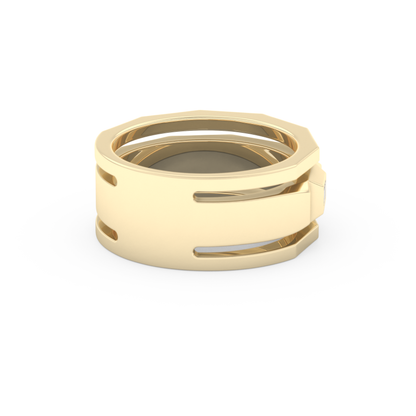 0.67 TCW Baguette Lab Grown Diamond Men's Wedding Band