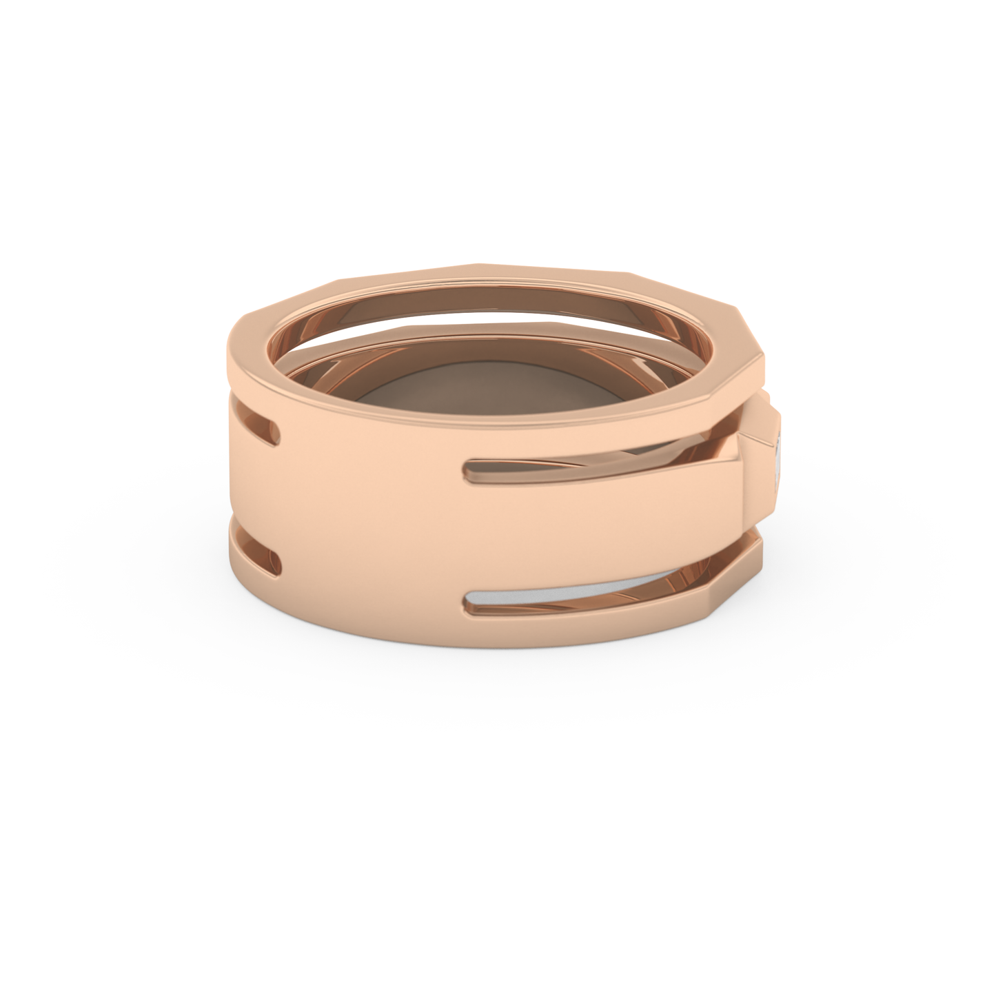0.67 TCW Baguette Lab Grown Diamond Men's Wedding Band