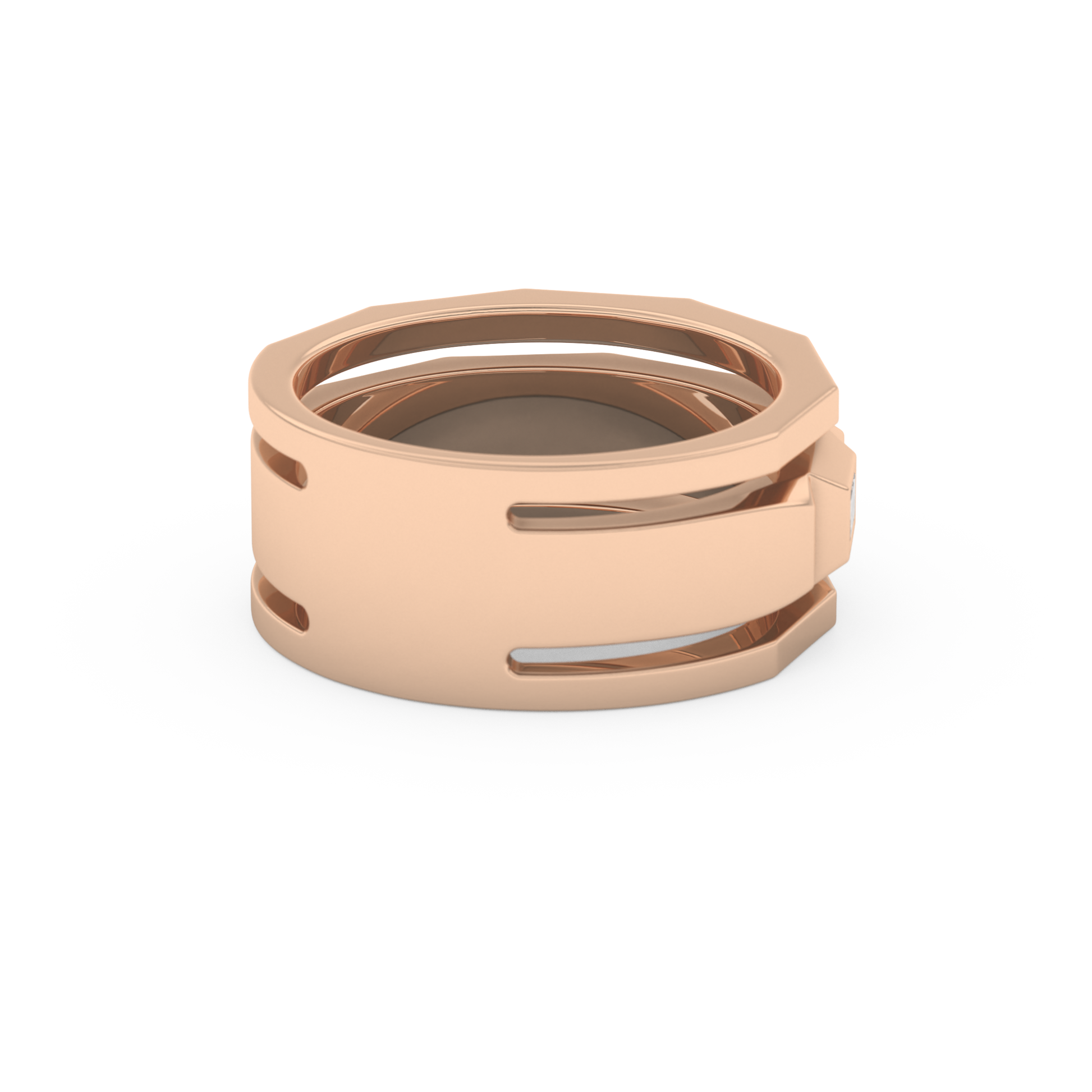 0.67 TCW Baguette Lab Grown Diamond Men's Wedding Band