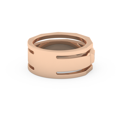 0.67 TCW Baguette Lab Grown Diamond Men's Wedding Band