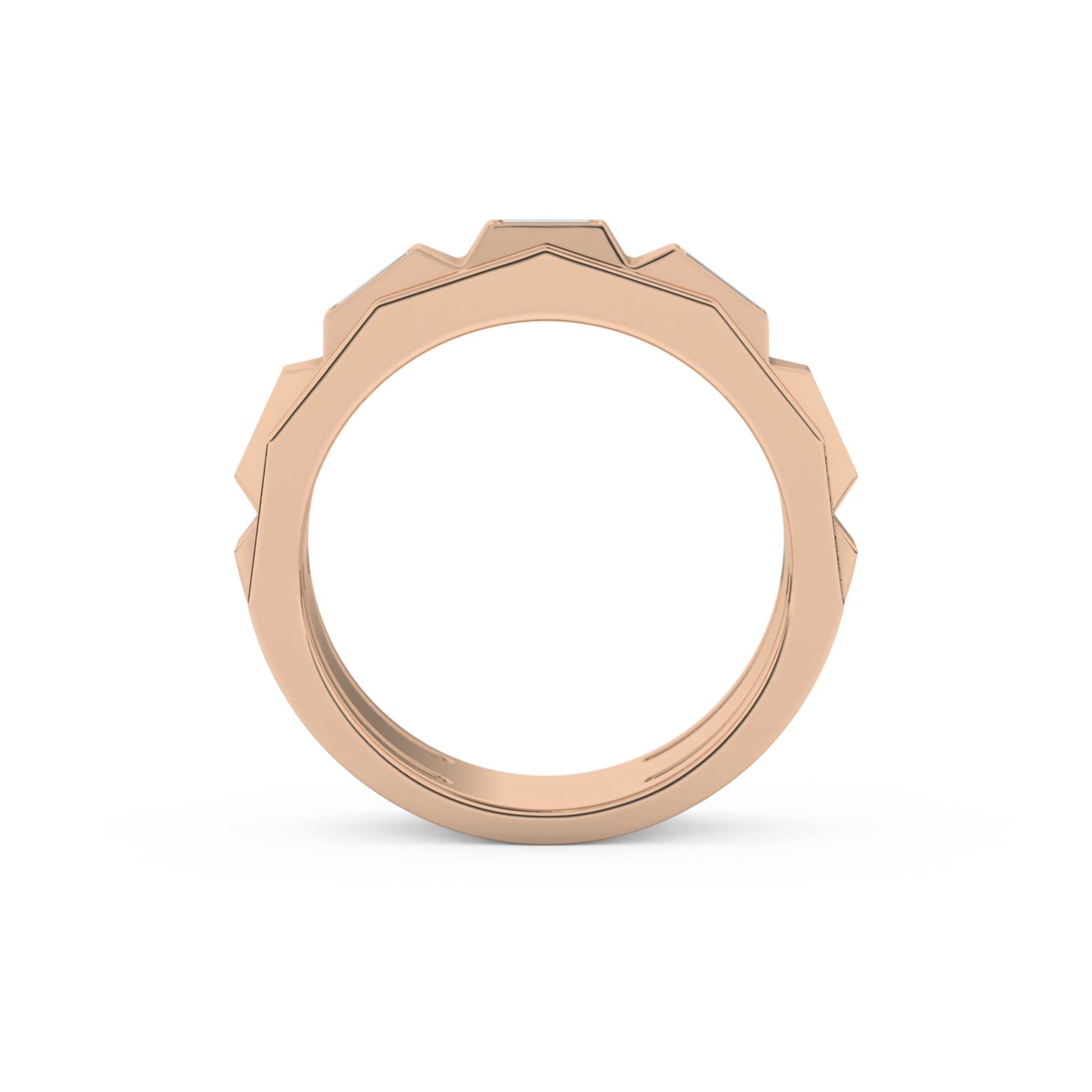0.67 TCW Baguette Lab Grown Diamond Men's Wedding Band
