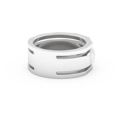 0.67 TCW Baguette Lab Grown Diamond Men's Wedding Band