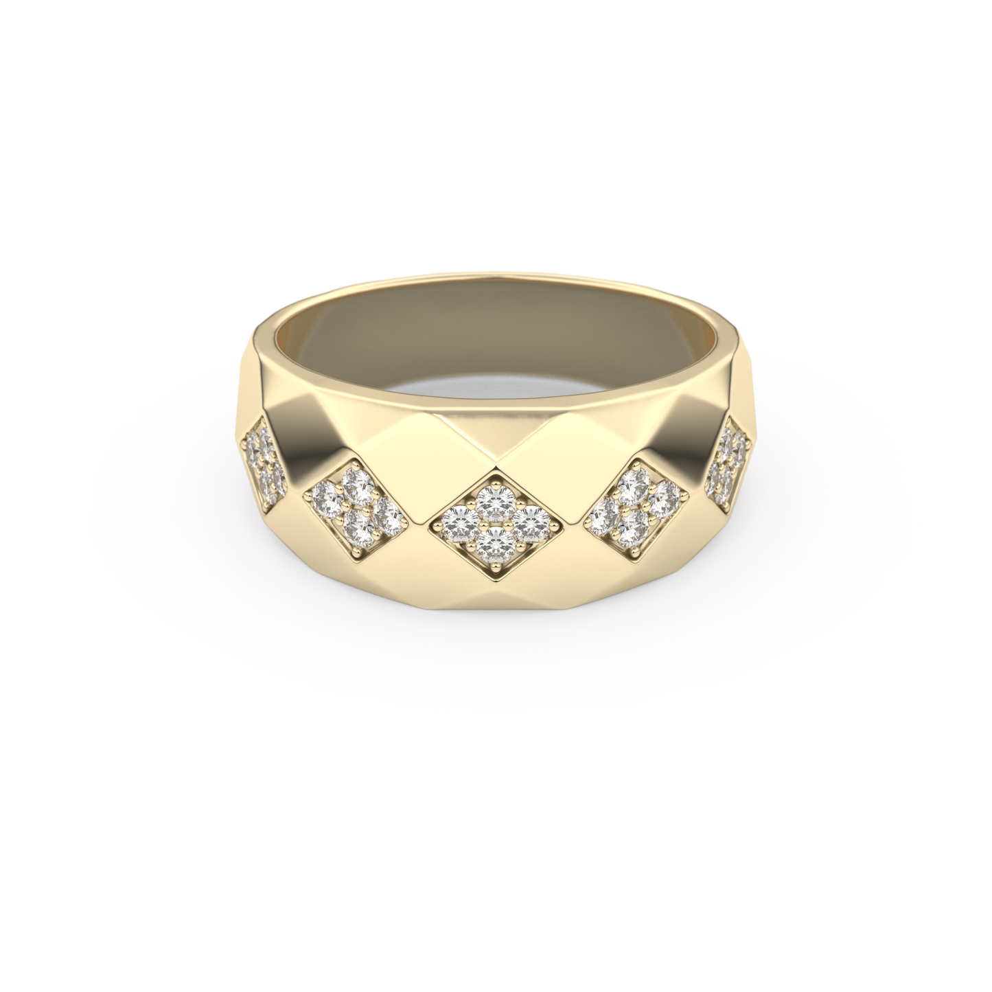 0.231 TCW Round Lab Grown Diamond Men's Wedding Band