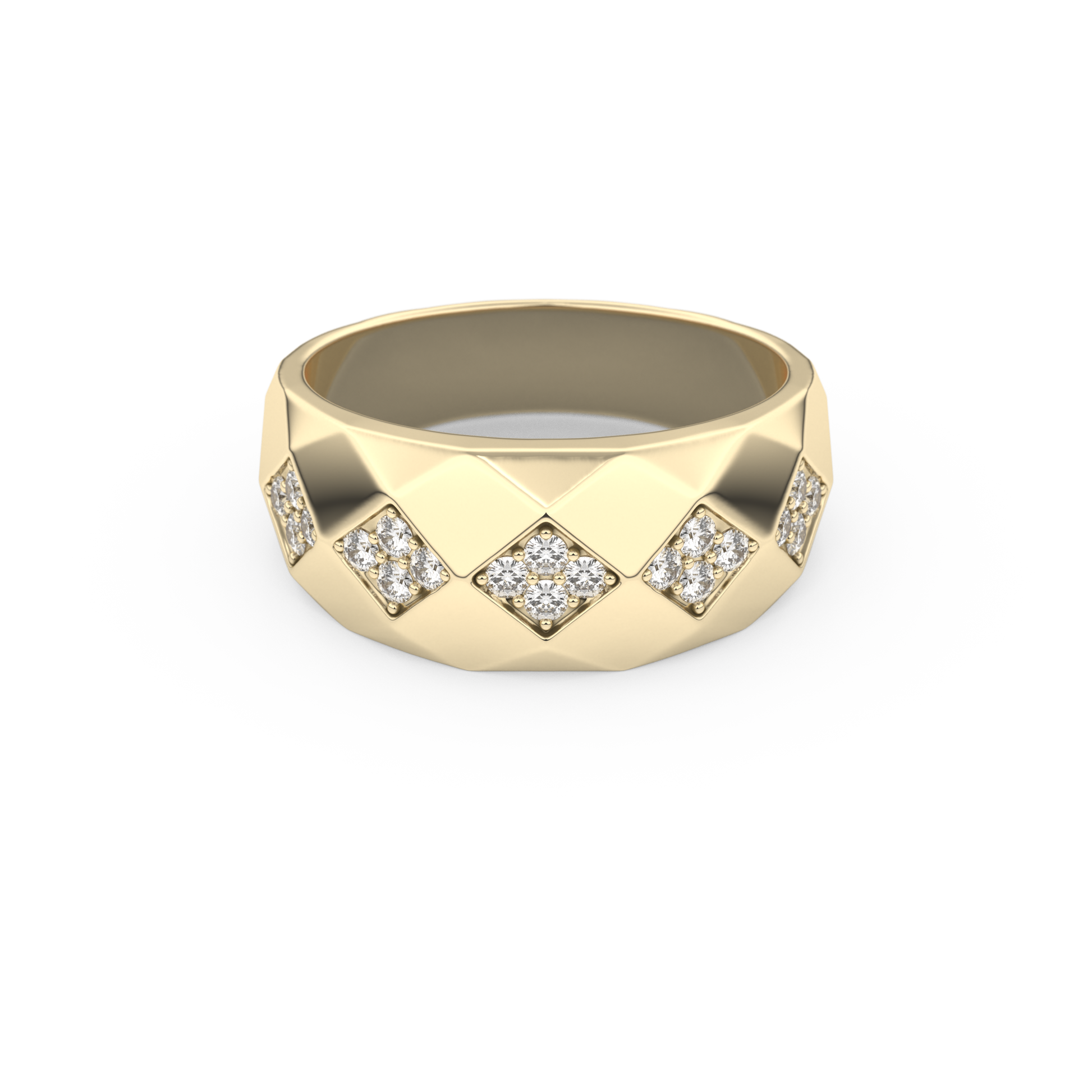 0.231 TCW Round Lab Grown Diamond Men's Wedding Band