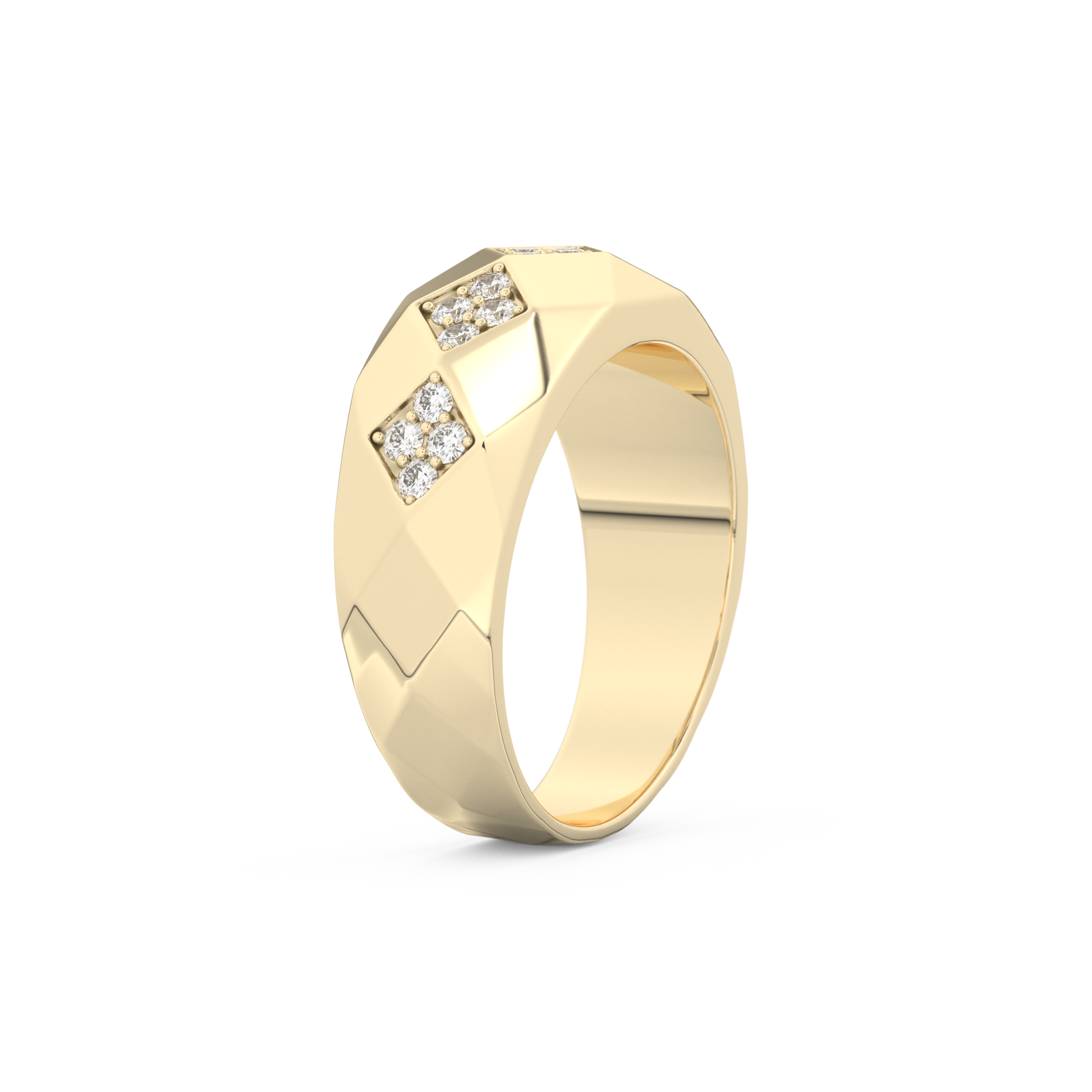 0.231 TCW Round Lab Grown Diamond Men's Wedding Band