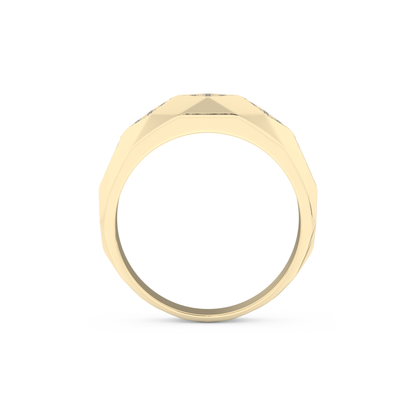 0.231 TCW Round Lab Grown Diamond Men's Wedding Band