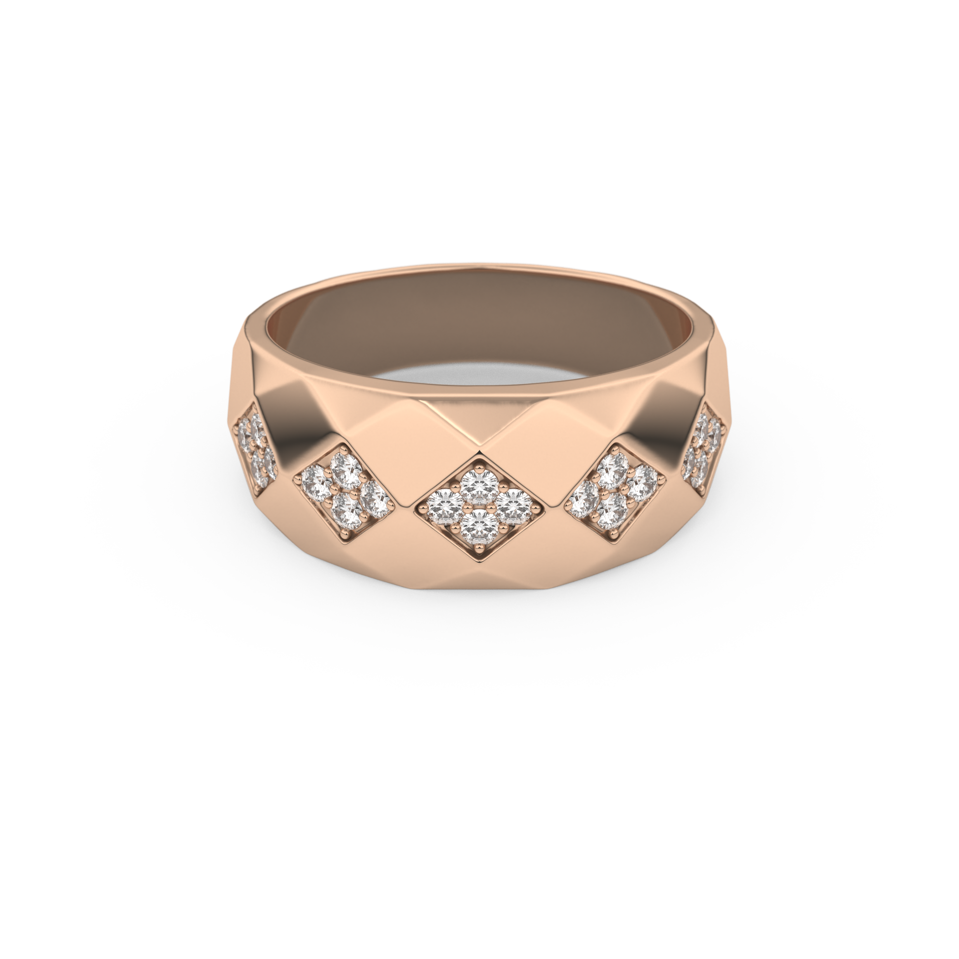 0.231 TCW Round Lab Grown Diamond Men's Wedding Band