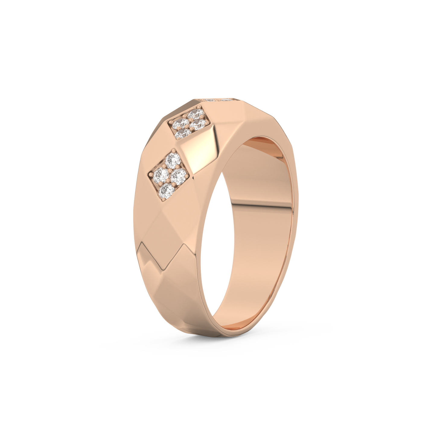 0.231 TCW Round Lab Grown Diamond Men's Wedding Band