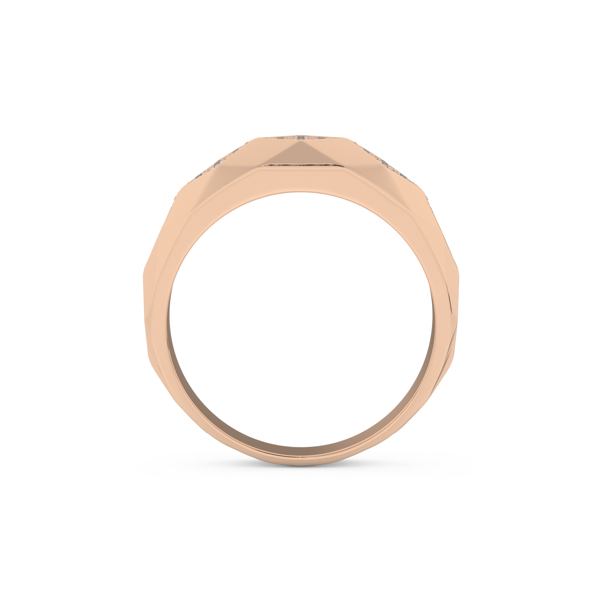 0.231 TCW Round Lab Grown Diamond Men's Wedding Band