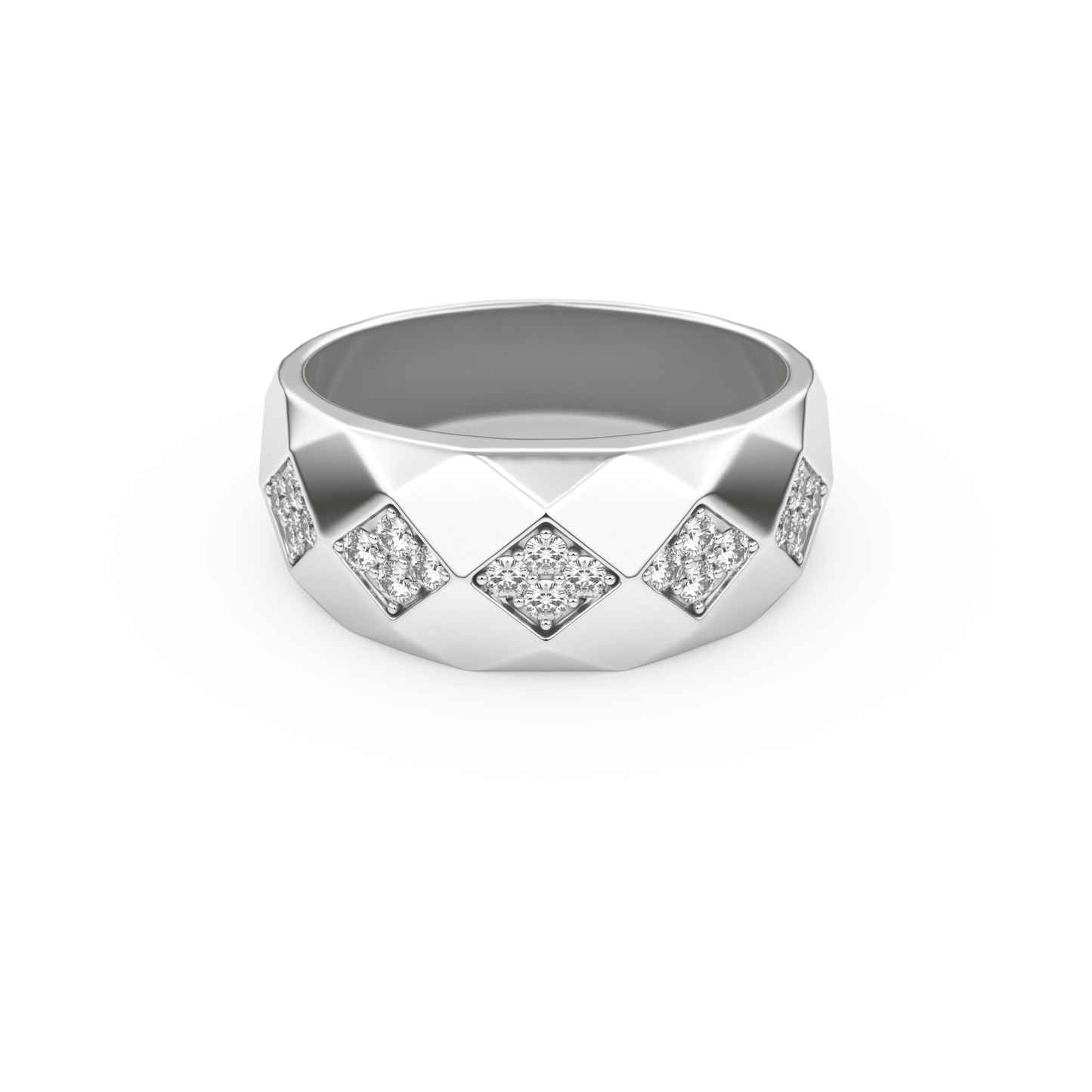 0.231 TCW Round Lab Grown Diamond Men's Wedding Band