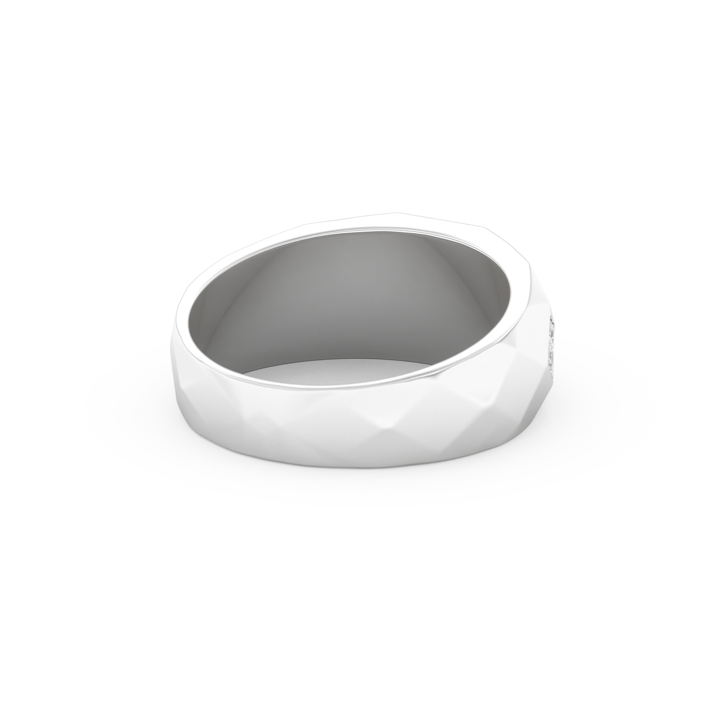 0.231 TCW Round Lab Grown Diamond Men's Wedding Band