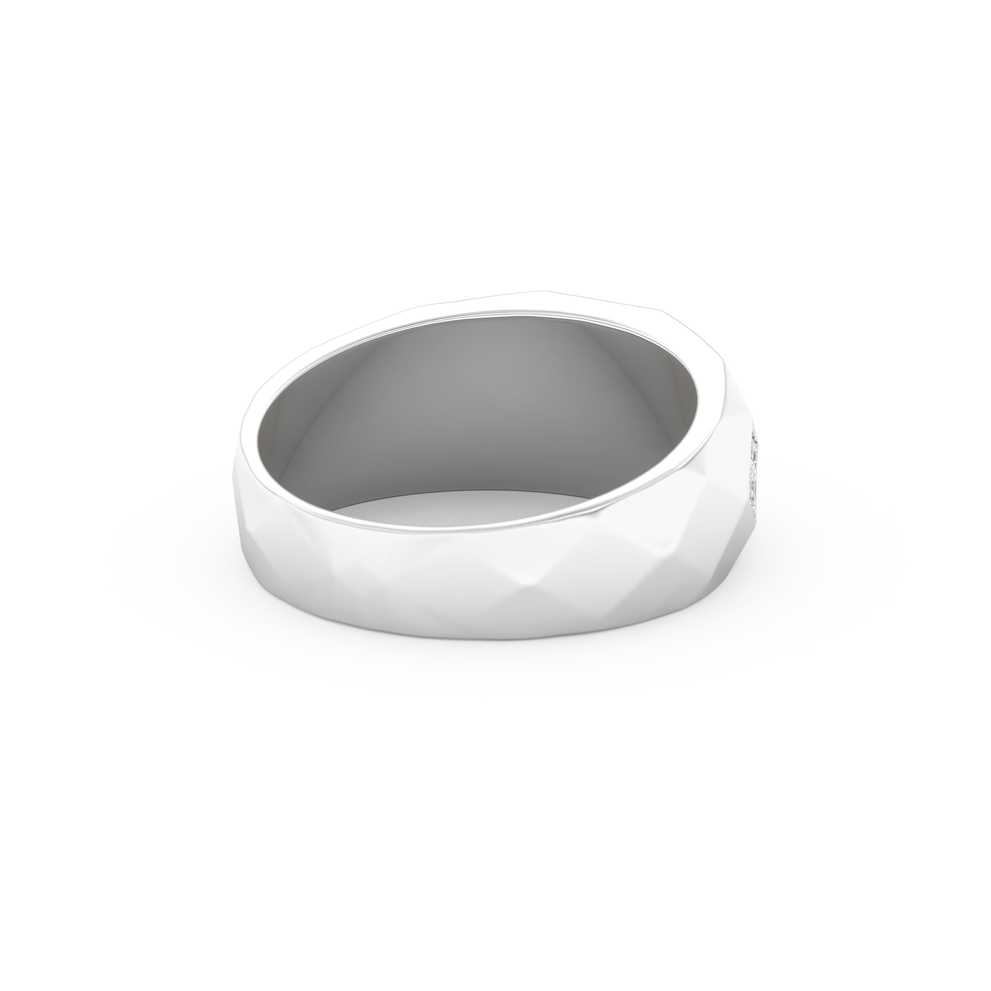 0.231 TCW Round Lab Grown Diamond Men's Wedding Band