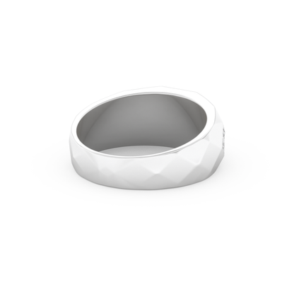 0.231 TCW Round Lab Grown Diamond Men's Wedding Band
