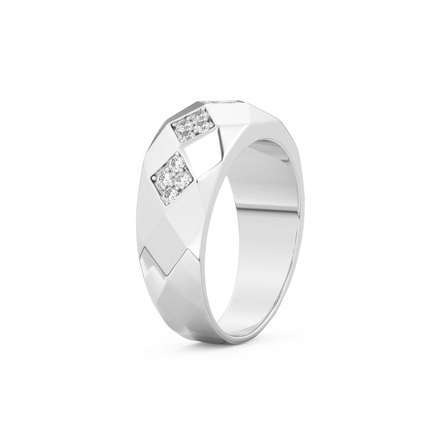 0.231 TCW Round Lab Grown Diamond Men's Wedding Band