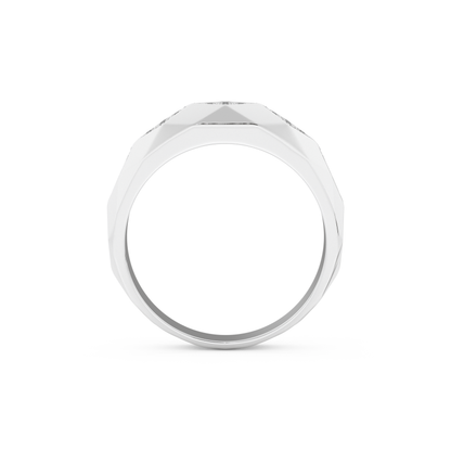 0.231 TCW Round Lab Grown Diamond Men's Wedding Band