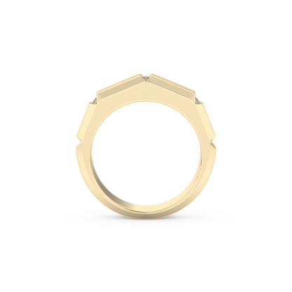 0.71 TCW Princess Lab Grown Diamond Men's Wedding Band