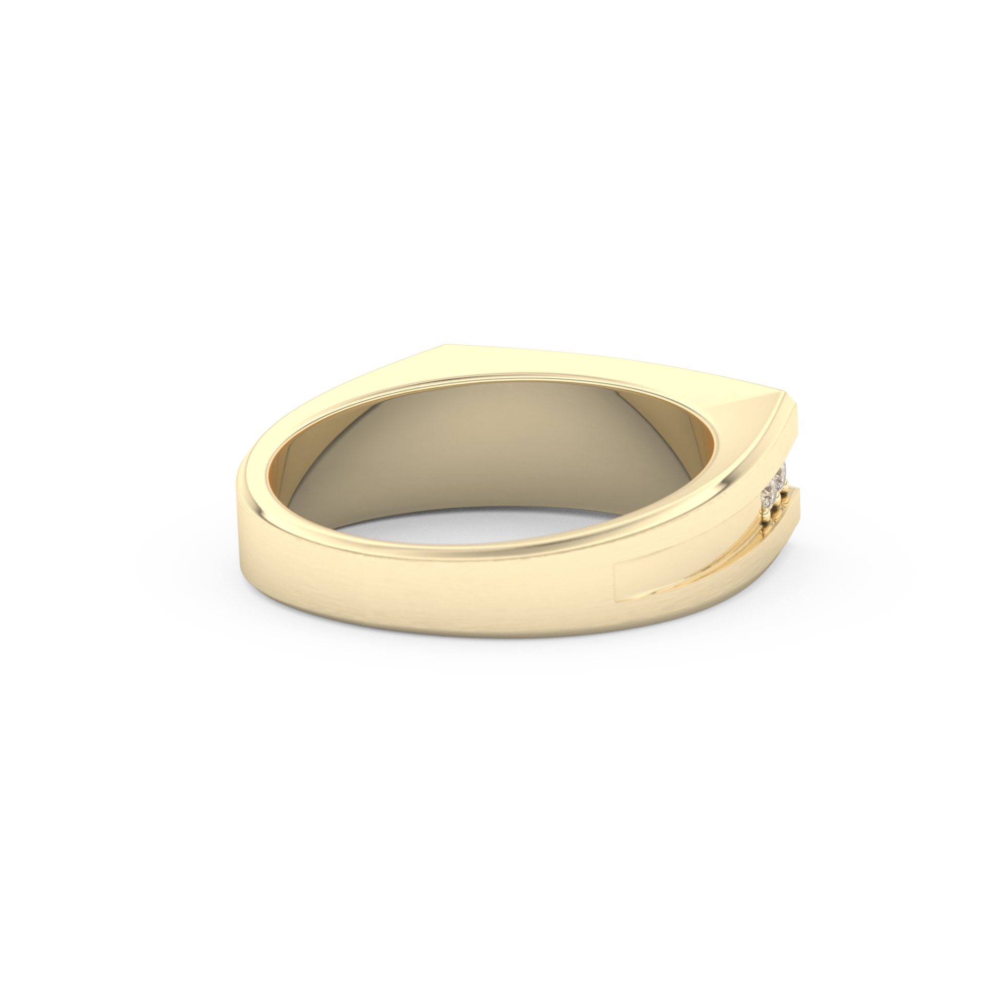0.28 TCW Round Lab Grown Diamond Men's Wedding Band