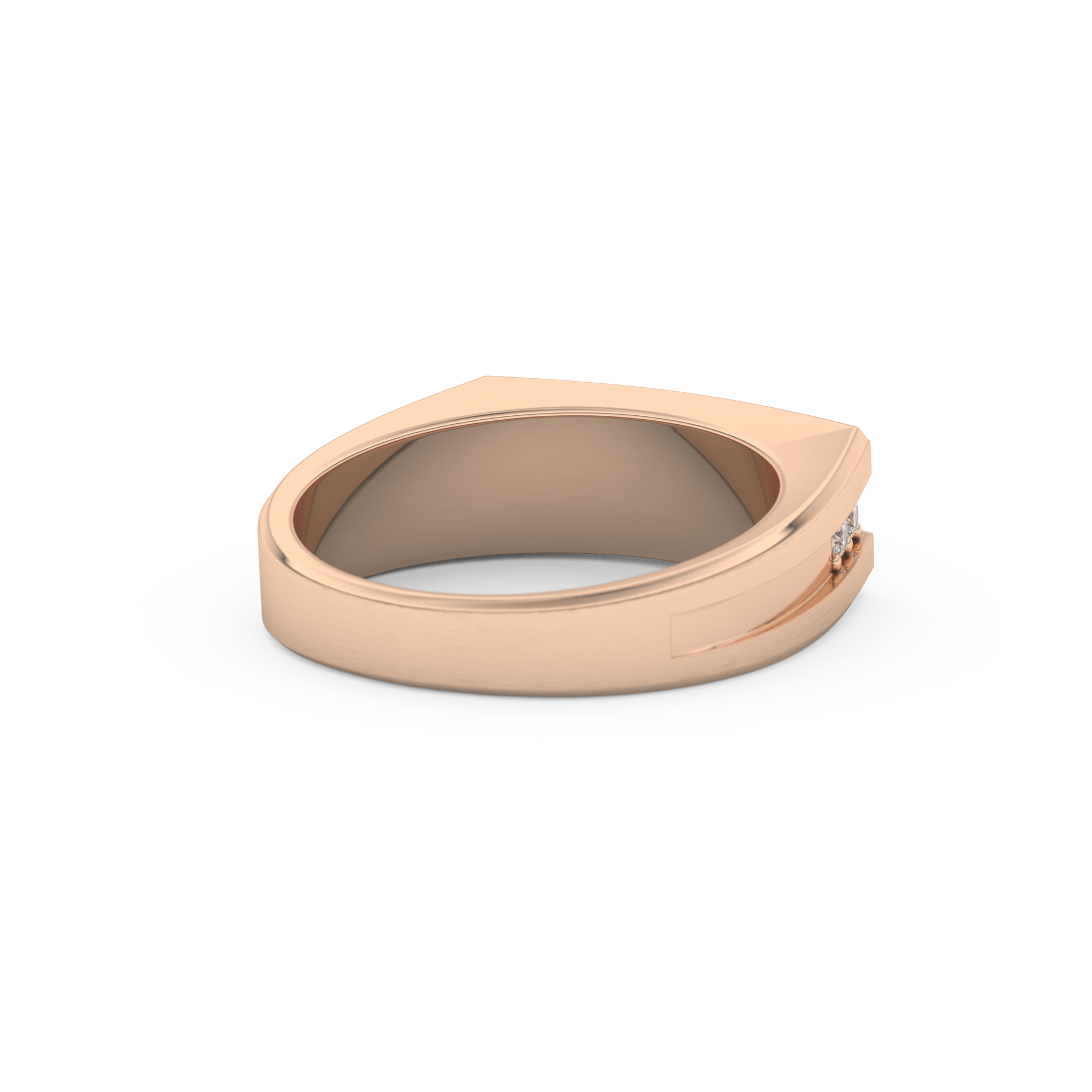 0.28 TCW Round Lab Grown Diamond Men's Wedding Band