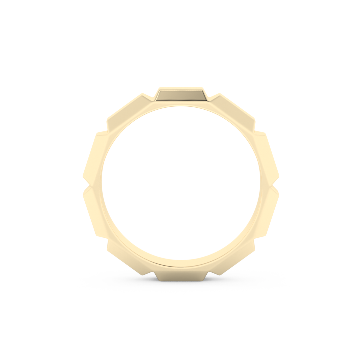 Patterned Men's Wedding Band
