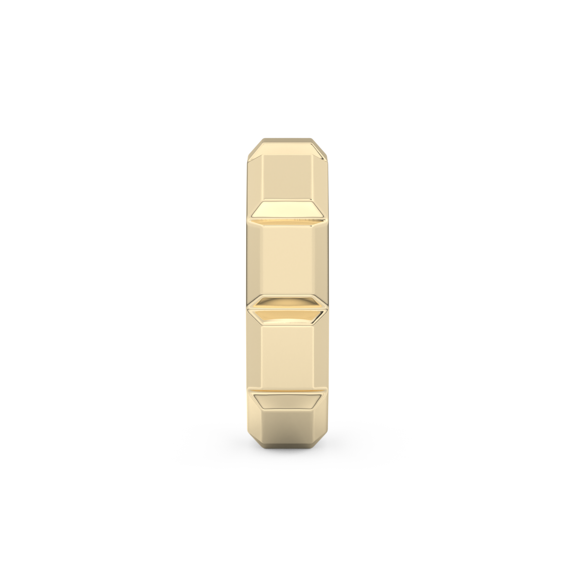 Patterned Men's Wedding Band