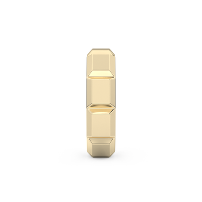 Patterned Men's Wedding Band
