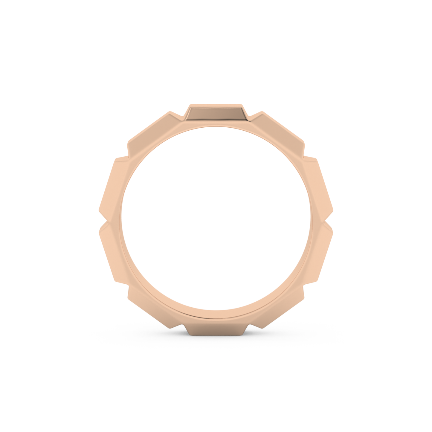Patterned Men's Wedding Band